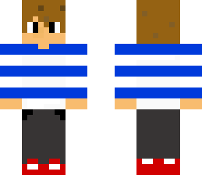 blue stripes done