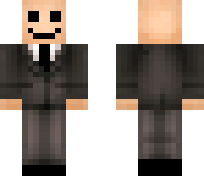 creepy man in a suit