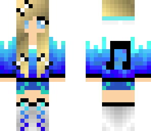 epic music girl skin