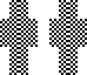 checkered