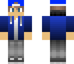 i added blue hat