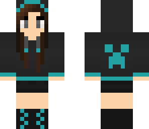 girl in creeper hoodie