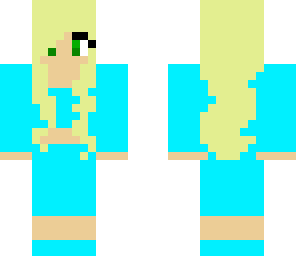blue girl