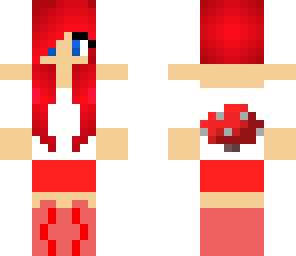 red mushroom girl