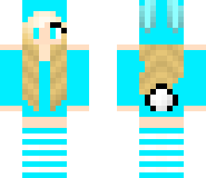 blue bunny girl