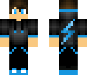 blue lightning guy