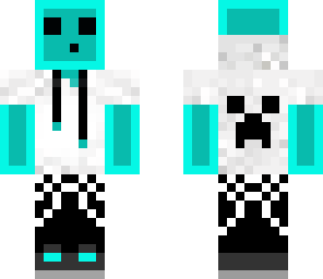 cool neon blue slime