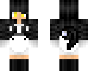 black cat girl