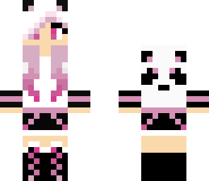 pink panda girl