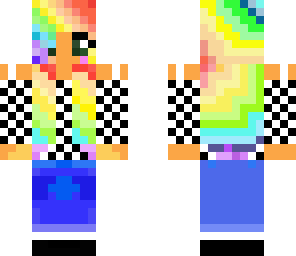 rainbow polka dots