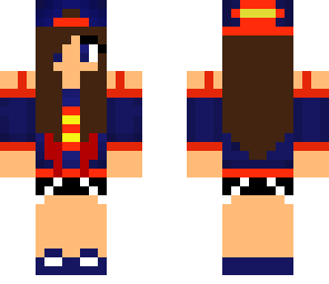 red dip-dyed superman girl