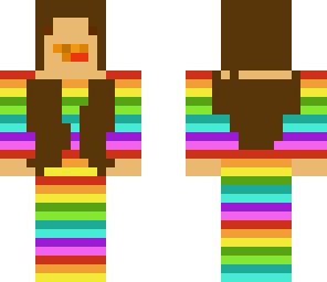 rainbow girl derp