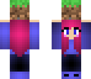 girl holding block