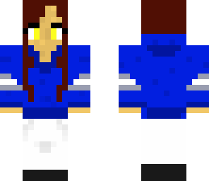 blue hooded girl