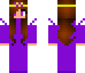 purple princess girl