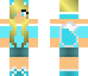 blue fox girl