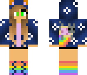 nyan kitty girl blond