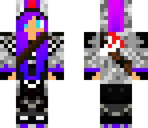 purple assassin girl