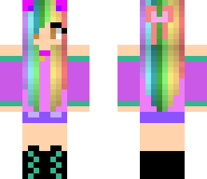 rainbow girl