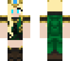 blonde loki girl skin