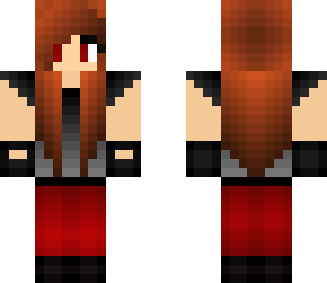red punk rock girl