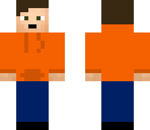 orange hoodie