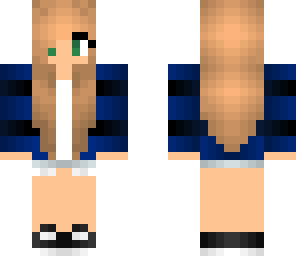 black and blue girl