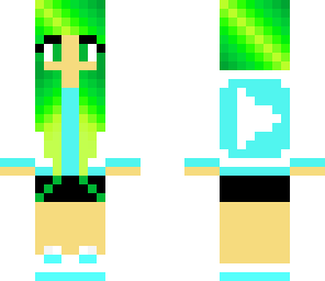green youtube girl