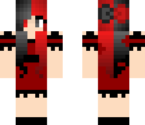 fancy red and black girl