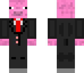 pig in a suit with sunglasses
