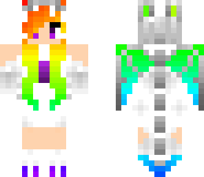 good rainbow dragon girl
