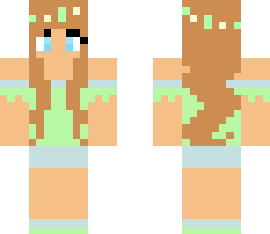 water lily pond girl