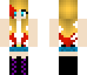 normal blonde girl skin