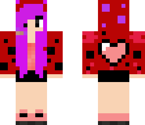 ladybug girl with purple hair