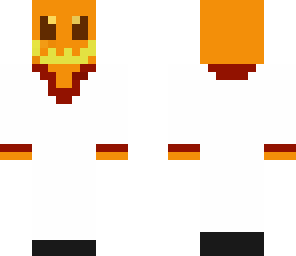 plastic pumpkin man