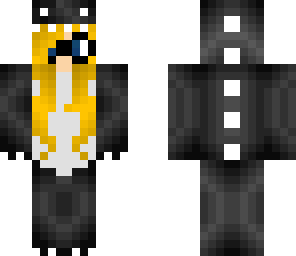 black dinosaur costume-thingy