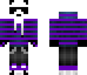 cool panda purple