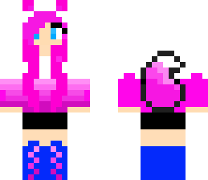 pink fox girl
