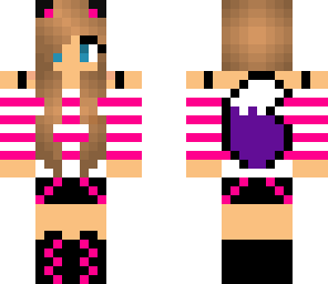 pink wolf girl