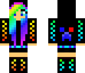 rainbow girl