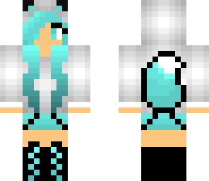 blue wolf girl 