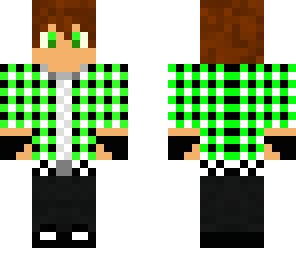 green plaid