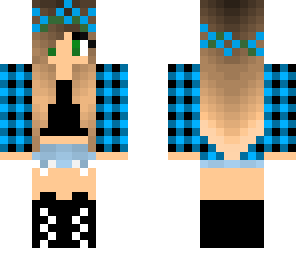 blue girl