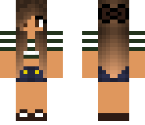 green tan girl