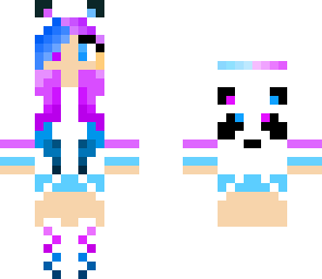 galaxyish panda girl