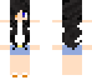 girl with 1 blue eye 1 orange eye
