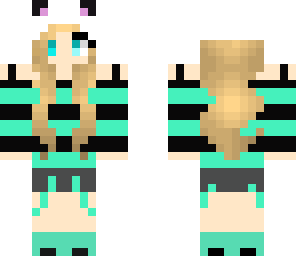 panda girl stripes