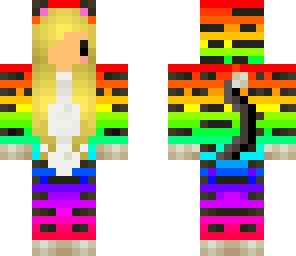 chibi rainbow tiger derp