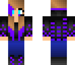 purple gamer girl