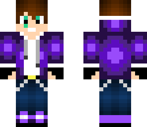 purple cool boy